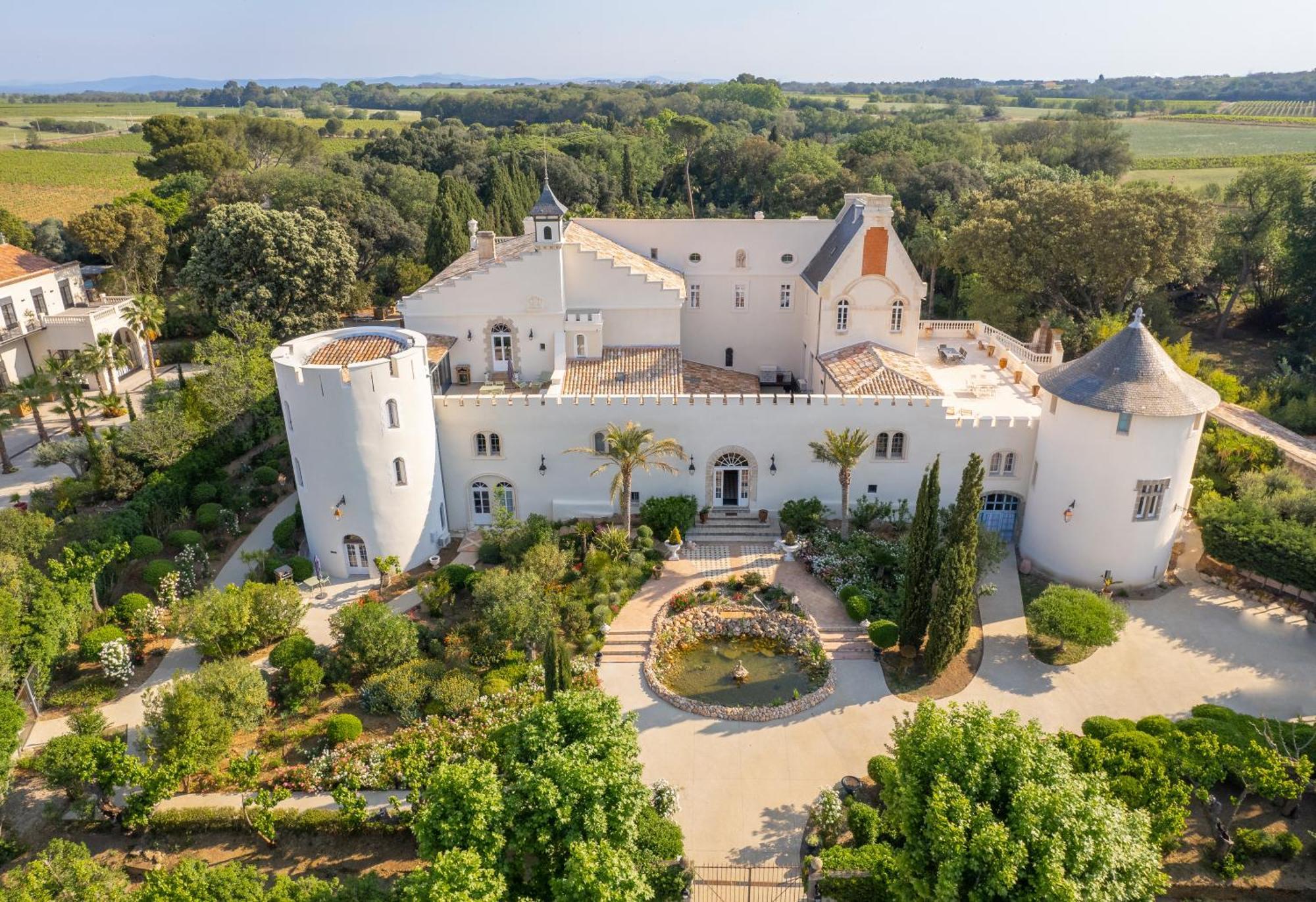 Chateau Hermitage De Combas Servian Eksteriør bilde